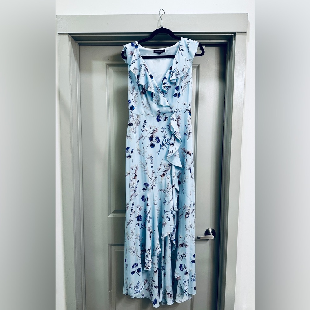 Banana Republic Blue Floral Maxi Dress